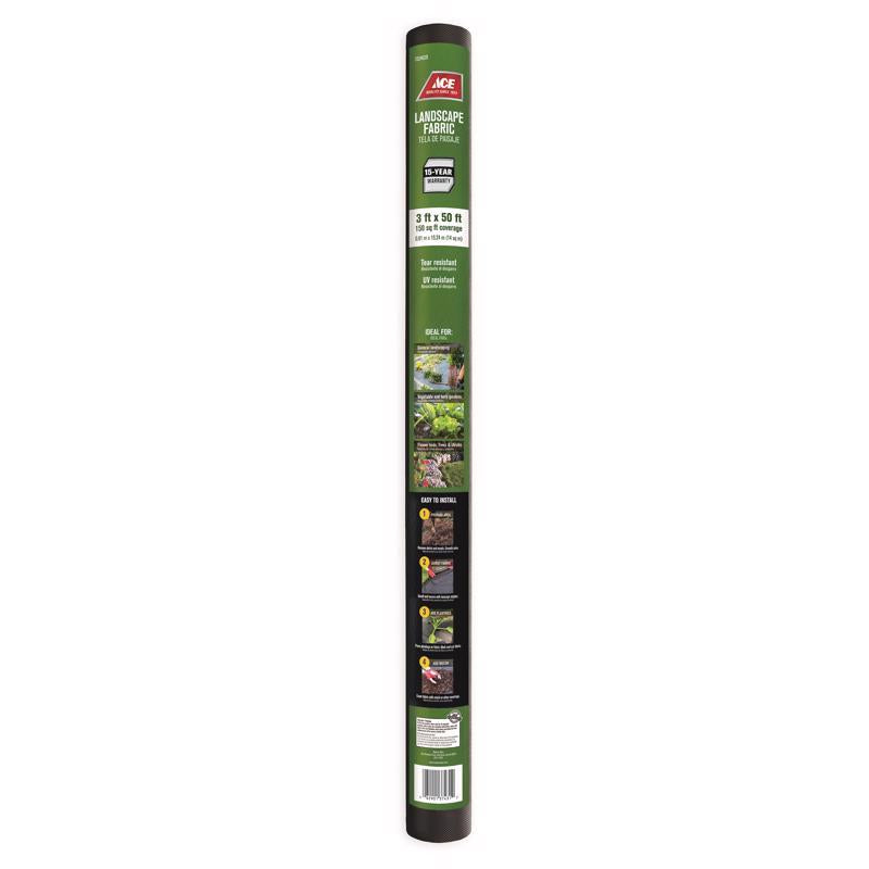 Ace 3 ft. W X 50 ft. L Polypropylene Landscape Fabric