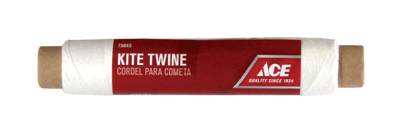 Ace 600 ft. L White Twisted Poly Kite Twine