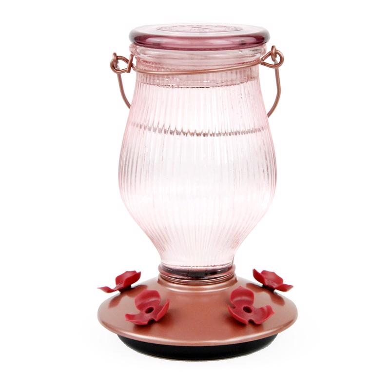 Perky-Pet Hummingbird 24 oz Glass Top-Fill Nectar Bird Feeder 5 ports