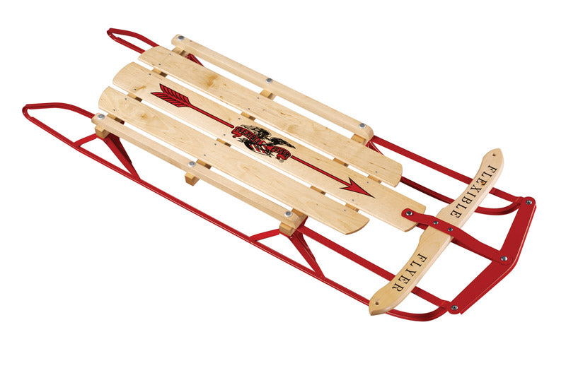 Flexible Flyer Steel Runner Wood Sled 48 in. L