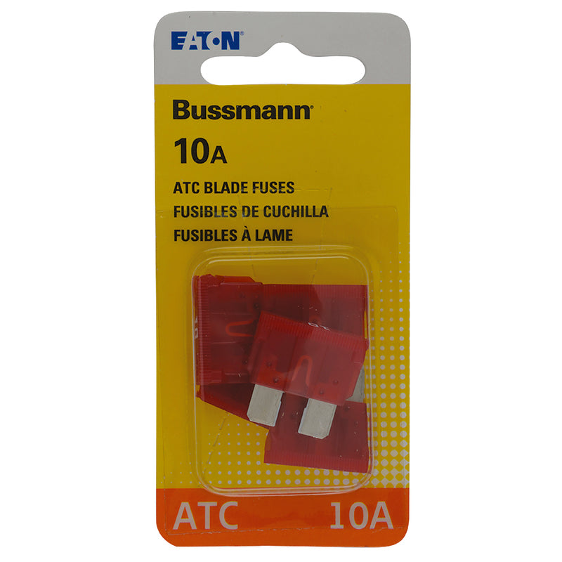 Bussmann 10 amps ATC Red Blade Fuse 5 pk