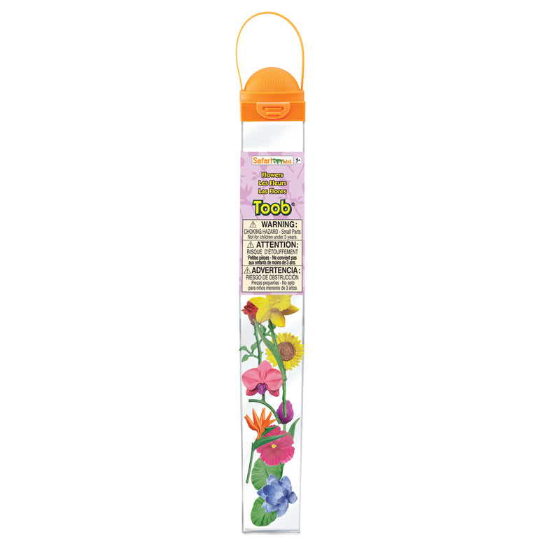 Safari Ltd. Toobs Flowers Toy 8 pc