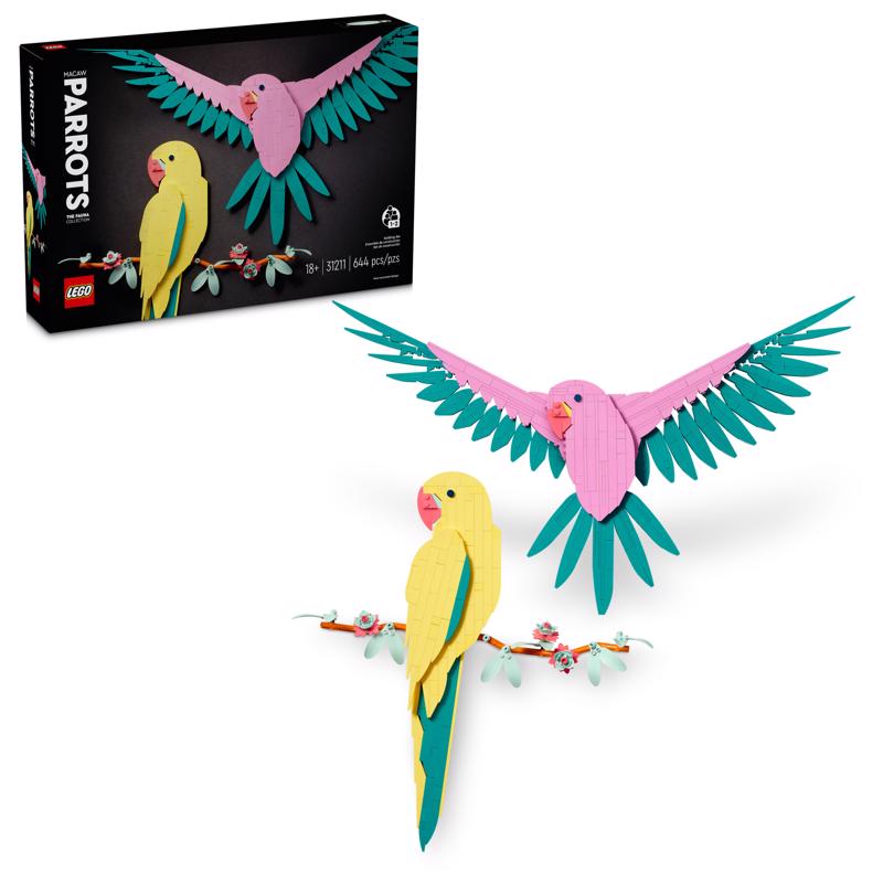 LEGO Art Parrots Building Set Multicolor 644 pc