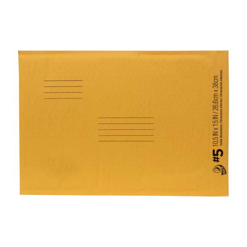 Duck 10.5 in. W X 15 in. L No. 5 Beige Padded Envelope 1 pk