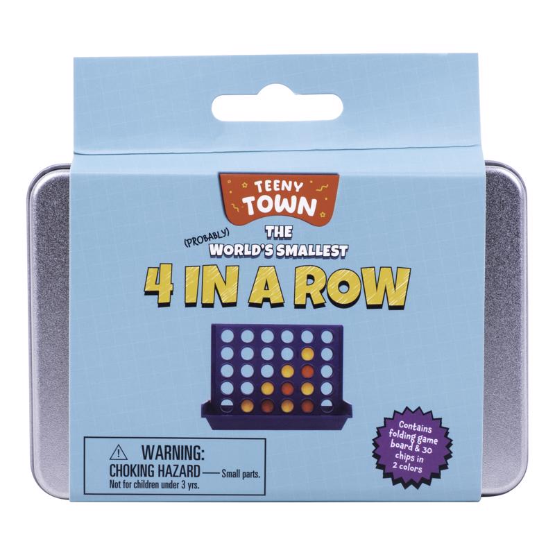 Fizz Teeny Town 4 in a Row Game Toy Multicolored