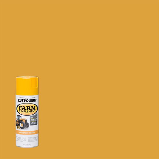 Rust-Oleum Specialty Indoor and Outdoor Gloss Transport Yellow Farm & Implement 12 oz