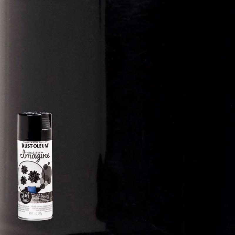 Rust-Oleum Imagine Craft & Hobby Gloss Black Basecoat Spray Paint 11 oz