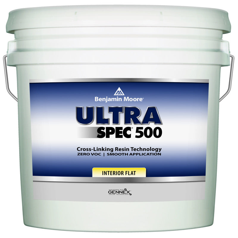 Benjamin Moore Ultra Spec Flat White Water-Based Paint Interior 5 gal