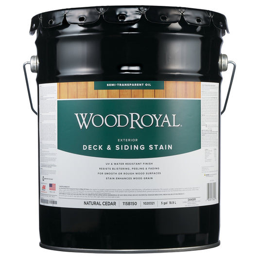 Ace Wood Royal Semi-Transparent Natural Cedar Oil-Based Deck and Siding Stain 5 gal