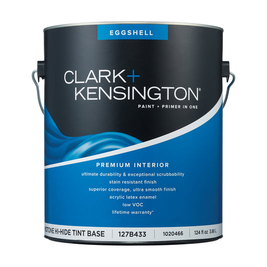 Clark+Kensington Eggshell Tint Base Mid-Tone Base Paint + Primer Interior 1 gal