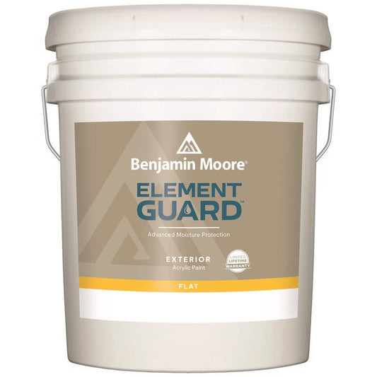 Benjamin Moore Element Guard Flat Base 3 Paint Exterior 5 gal