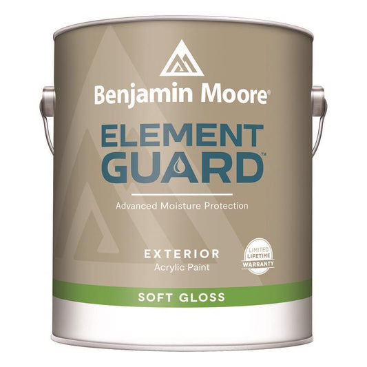 Benjamin Moore Element Guard Soft Gloss Base 2 Paint Exterior 1 gal