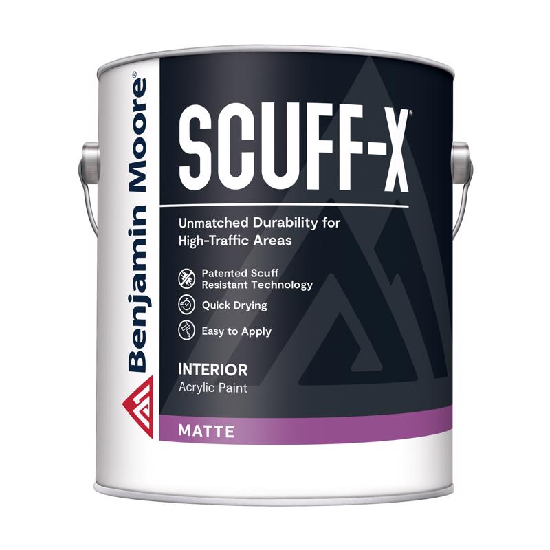 Benjamin Moore Scuff-X Matte Base 3 Interior Latex Wall Paint Interior 1 gal