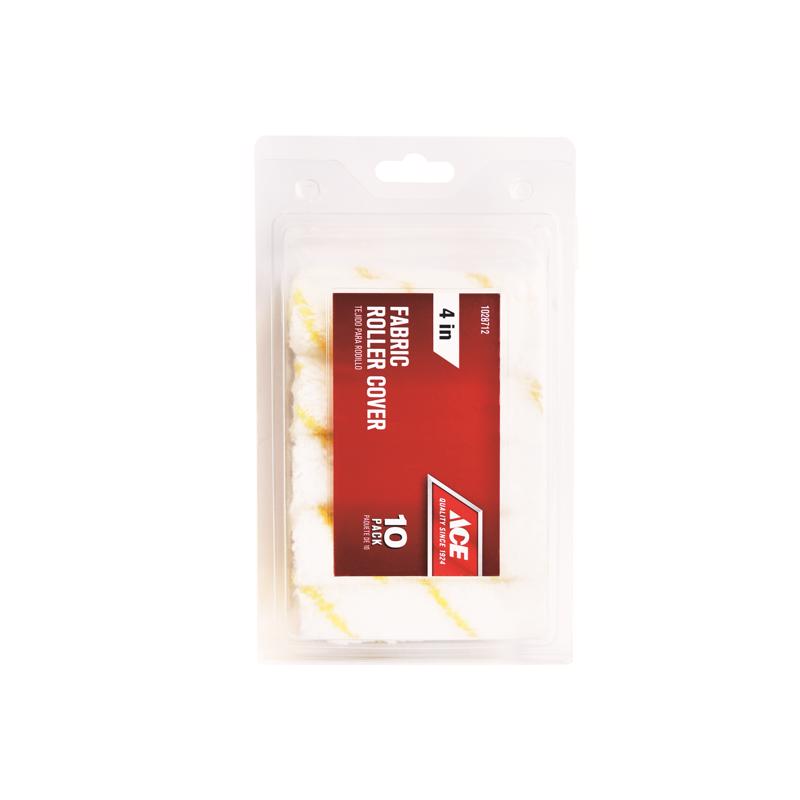 Ace Fabric 4 in. W X 3/8 in. Trim Roller Refill 10 pk