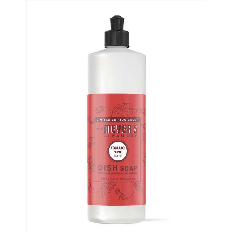 Mrs. Meyer's Clean Day Tomato Vine Scent Liquid Dish Soap 16 oz 1 pk