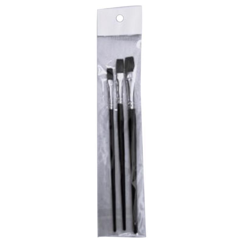 Home Plus Assorted Flat Artist Paint Brush Set
