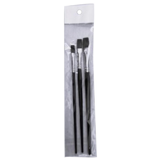 Home Plus Assorted Flat Artist Paint Brush Set