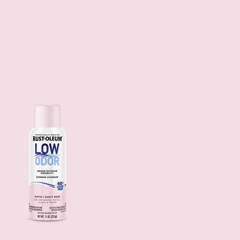 Rust-Oleum Low Odor Matte Dusty Rose Spray  Paint 11 oz