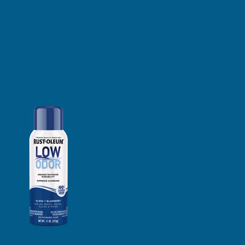 Rust-Oleum Low Odor Gloss Blueberry Spray  Paint 11 oz