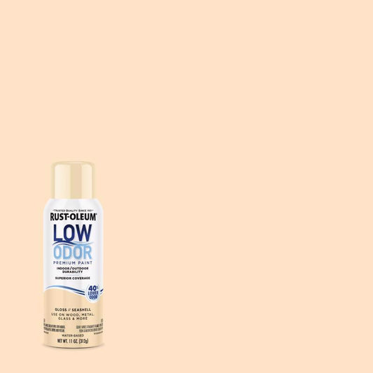 Rust-Oleum Low Odor Gloss Seashell Spray  Paint 11 oz