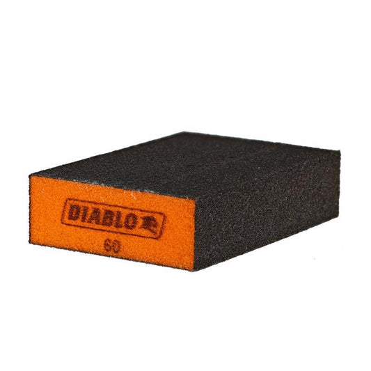 Diablo 4 in. L X 2.5 in. W X 1 in. 60 Grit Medium Flat Surface Sanding Sponge