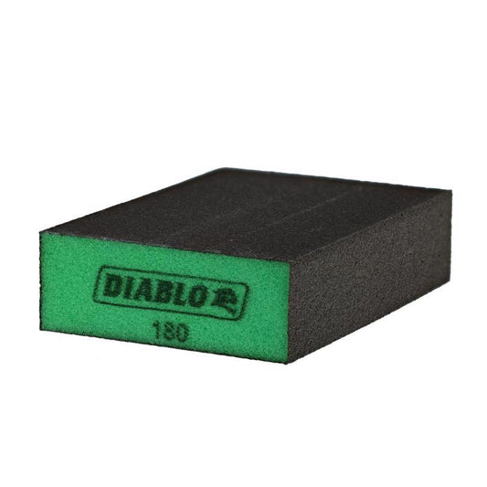 Diablo 4 in. L X 2-1/2 in. W X 1 in. 180 Grit Ultra Fine Flat Surface Sanding Sponge