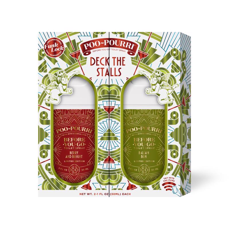 Poo~Pourri Berry & Bright/Balsam Bum Scent Air Freshener Spray 2 oz Liquid 2 pk