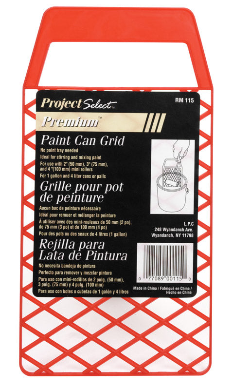 Linzer Red 1 gal Bucket Grid