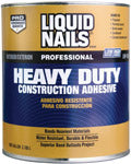 Liquid Nails Heavy Duty Acrylic Latex Construction Adhesive 1 gal