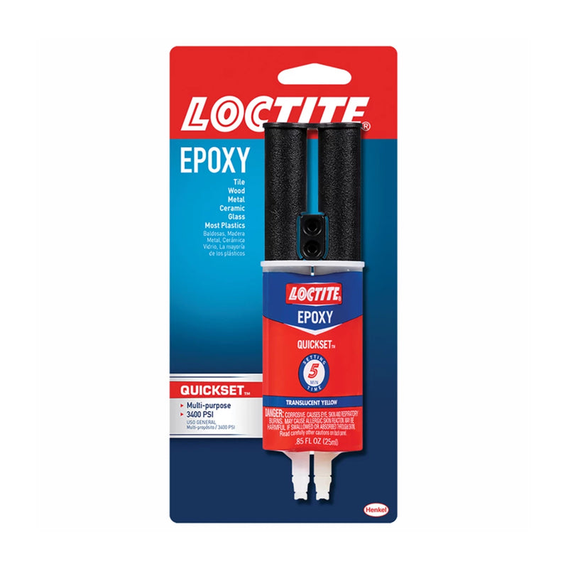 Loctite Quick Set High Strength Epoxy Translucent Yellow Epoxy 0.85 oz