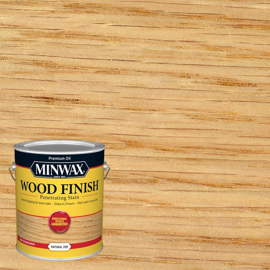 Minwax Wood Finish Semi-Transparent Natural Oil-Based Penetrating Stain 1 gal
