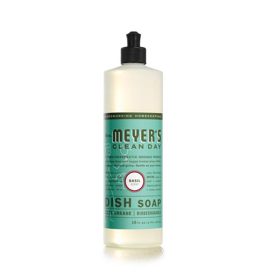 Mrs. Meyer's Clean Day Basil Scent Liquid Dish Soap 16 oz 1 pk