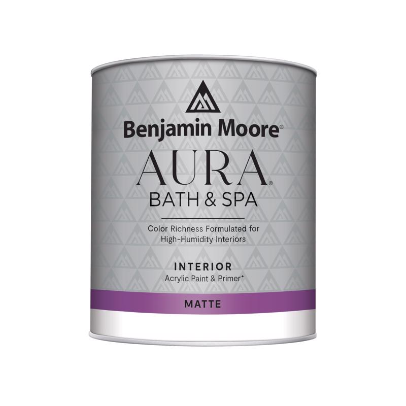 Benjamin Moore Aura Bath & Spa Matte Base 3 Paint Interior 1 qt