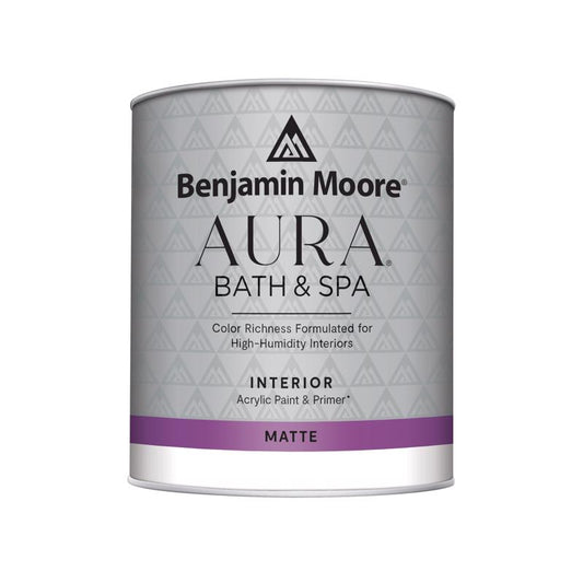 Benjamin Moore Aura Bath & Spa Matte Base 4 Paint Interior 1 qt