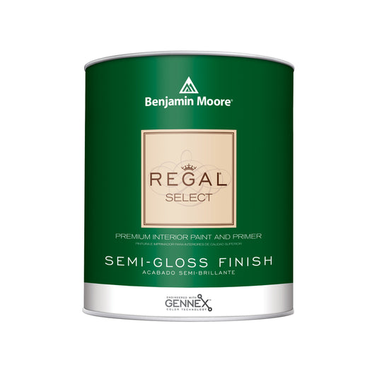 Benjamin Moore Regal Select Semi-Gloss Base 3 Paint and Primer Interior 1 qt