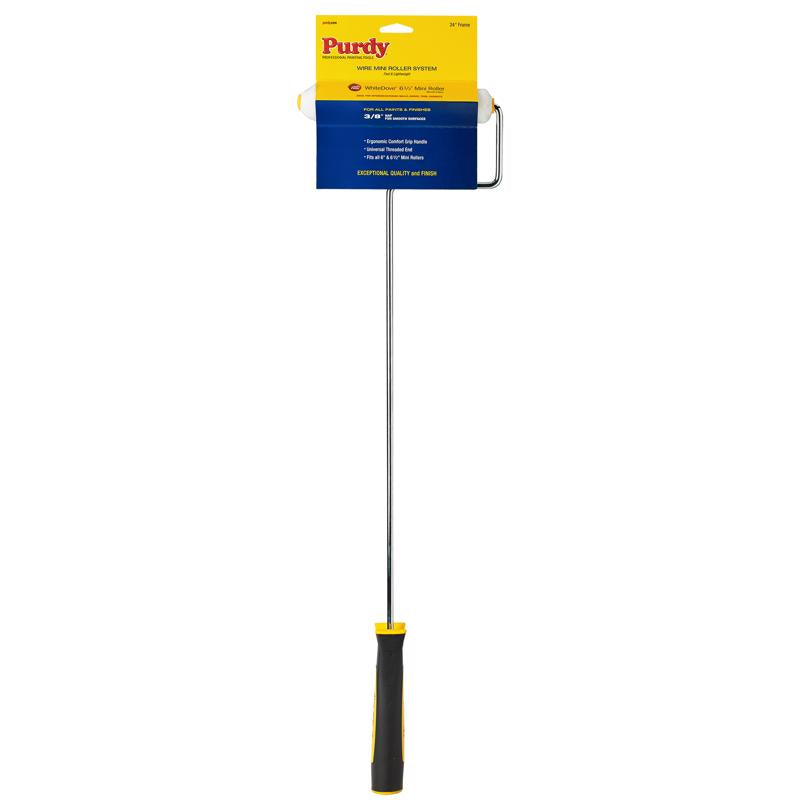Purdy White Dove 6-1/2 in. W Mini Paint Roller Frame and Cover Threaded End