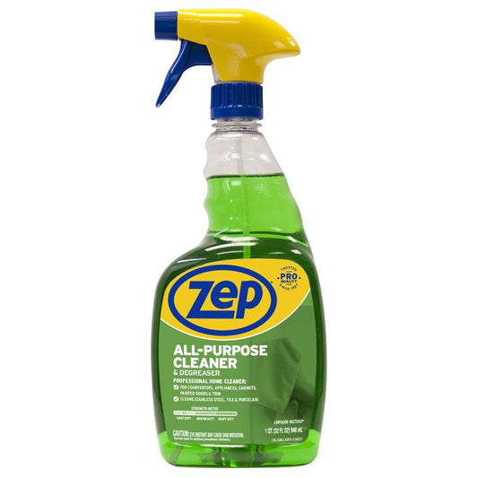 Zep Pleasant Scent Cleaner and Degreaser 32 oz Liquid