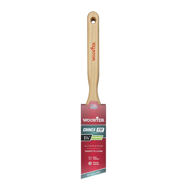 Wooster Chinex FTP 1-1/2 in. Extra Firm Angle Paint Brush
