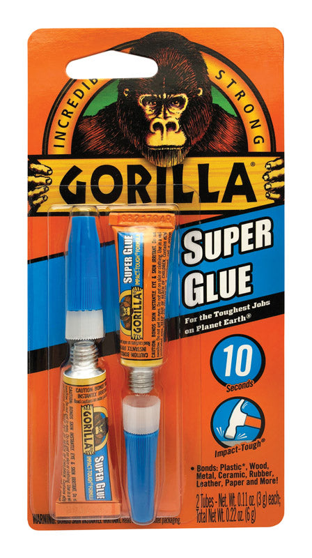 Gorilla High Strength Glue Clear Super Glue 0.22 oz