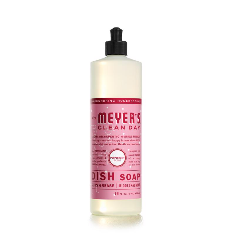 Mrs. Meyer's Clean Day Peppermint Scent Liquid Dish Soap 16 oz 1 pk