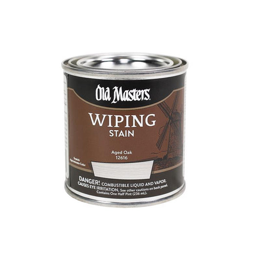 Old Masters Semi-Transparent Aged Oak Oil-Based Wiping Stain 1/2 pt