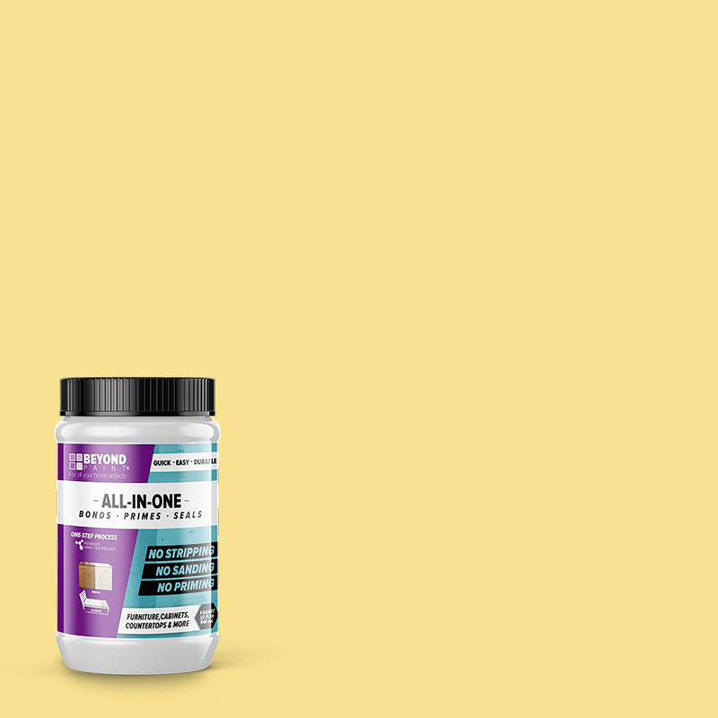 Beyond Paint Matte Buttercream Water-Based Paint Exterior and Interior 1 qt