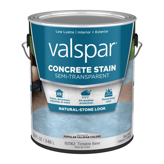 Valspar Semi-Transparent Tintable Base Concrete Stain 1 gal