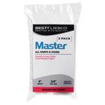 Bestt Liebco Master Woven Polyester 4 in. W X 3/8 in. Mini Paint Roller Cover 2 pk