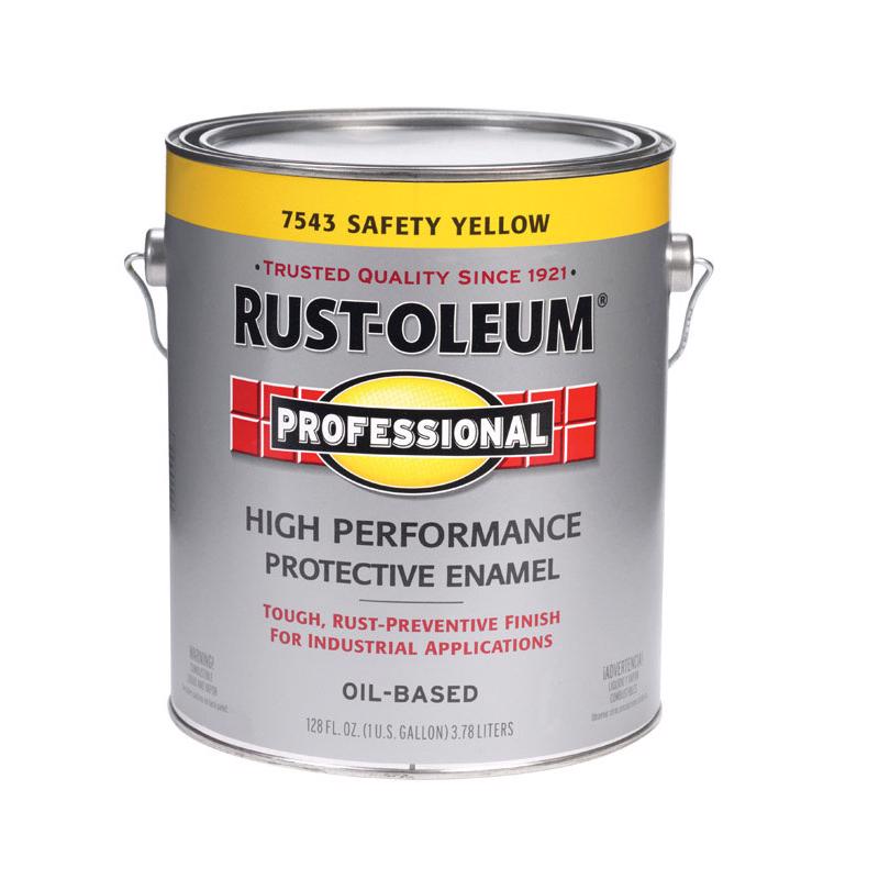Rust-Oleum Professional Indoor and Outdoor Safety Yellow Protective Enamel 1 gal