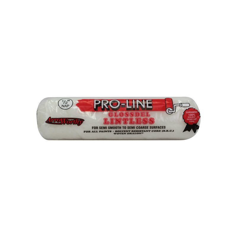 ArroWorthy Pro-Line Woven Dralon Fabric 9 in. W X 1/2 in. Paint Roller Cover 1 pk