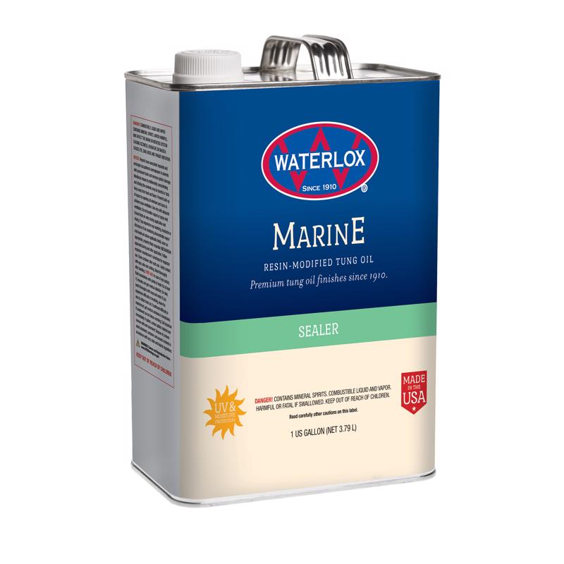 Waterlox Medium Clear Oil-Based Wood Finish 1 qt