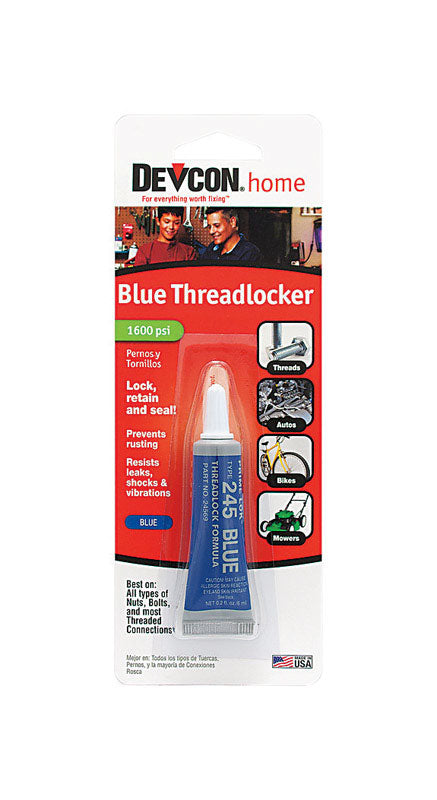 Devcon Medium Strength Threadlocker Gel 0.2 oz