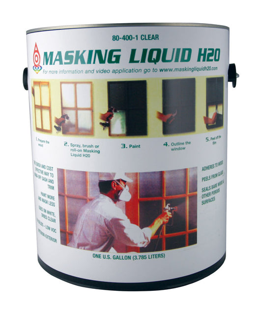 Associated Paint Clear Water-Based Acrylic Masking Liquid H2O 1 gal