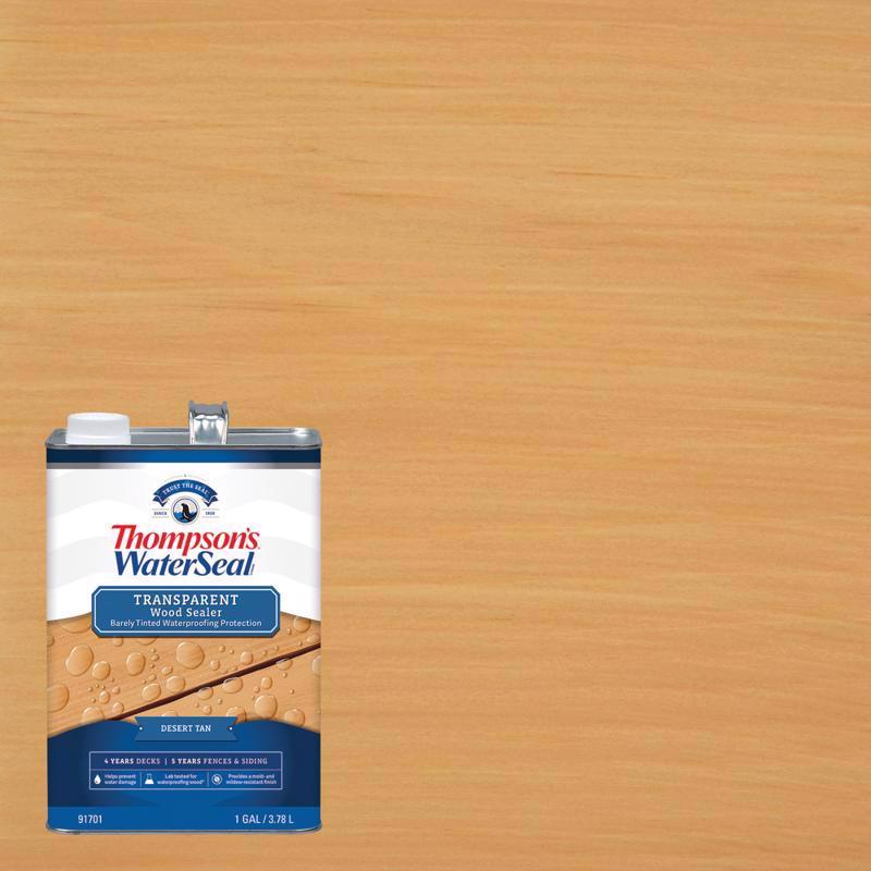 Thompson's WaterSeal Transparent Desert Tan Waterproofing Wood Sealer 1 gal